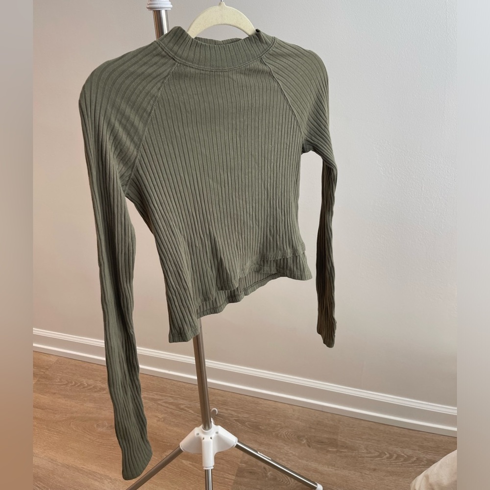 Free People Green Long Sleeve